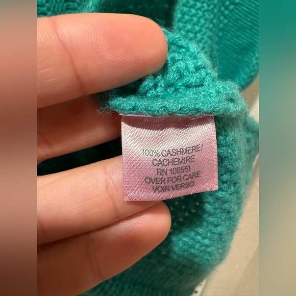 Calypso St.Barth Cashmere 100% Short Sleeve Knit Sweater , size XS - Picture 4 of 5